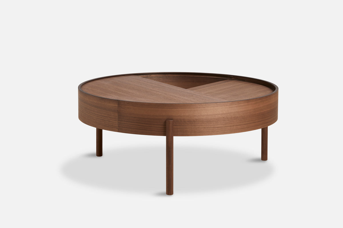 Arc Sófaborð - Valhneta 89 cm