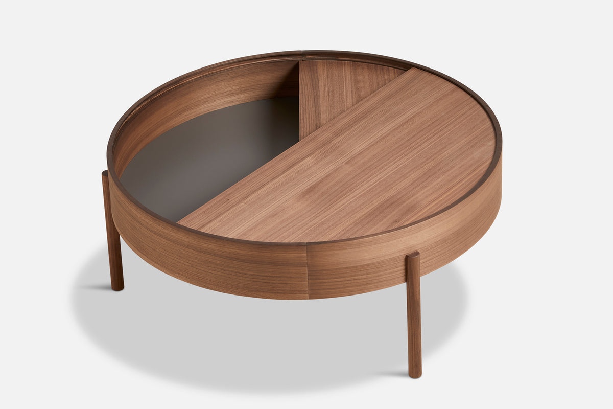Arc Sófaborð - Valhneta 89 cm