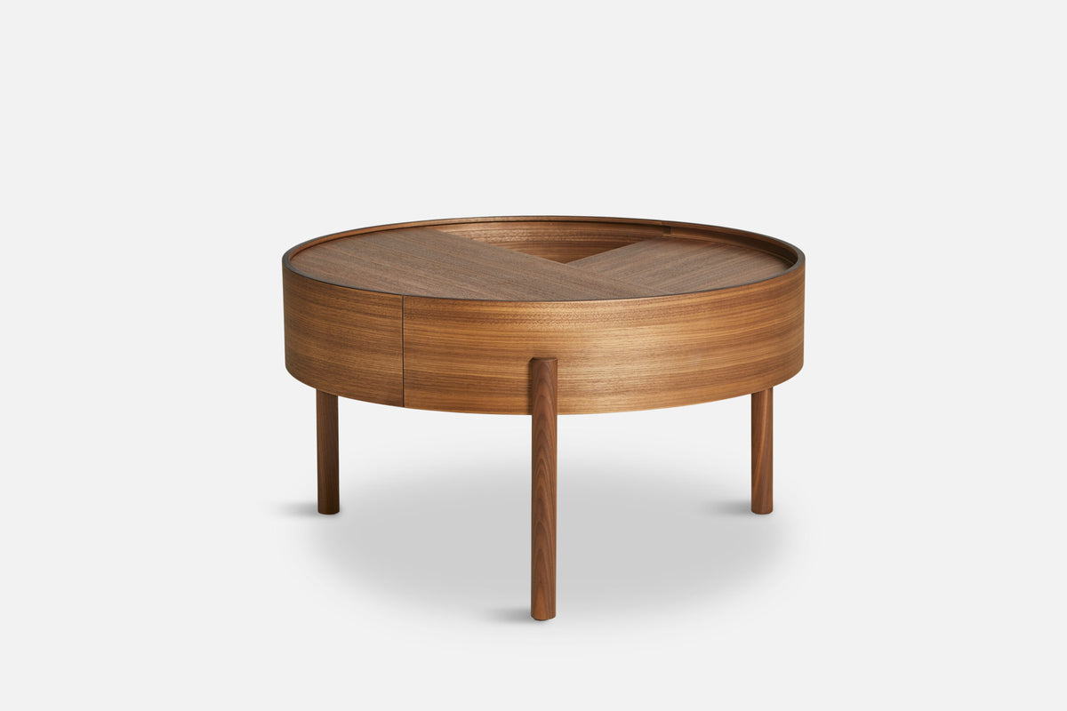 Arc Sófaborð - Valhneta 66 cm