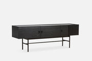 Array Skenkur - Svartmáluð Eik 150 cm