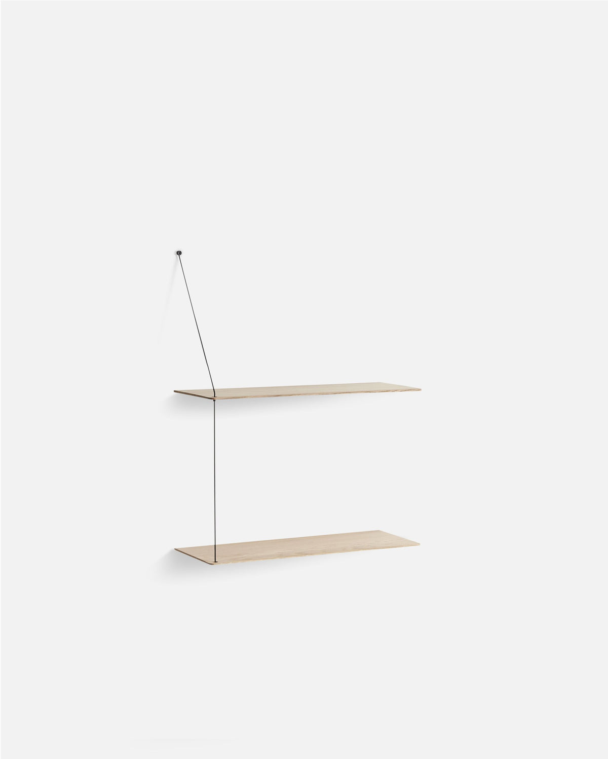 Stedge Vegghilla - Hvíttuð Eik 80cm