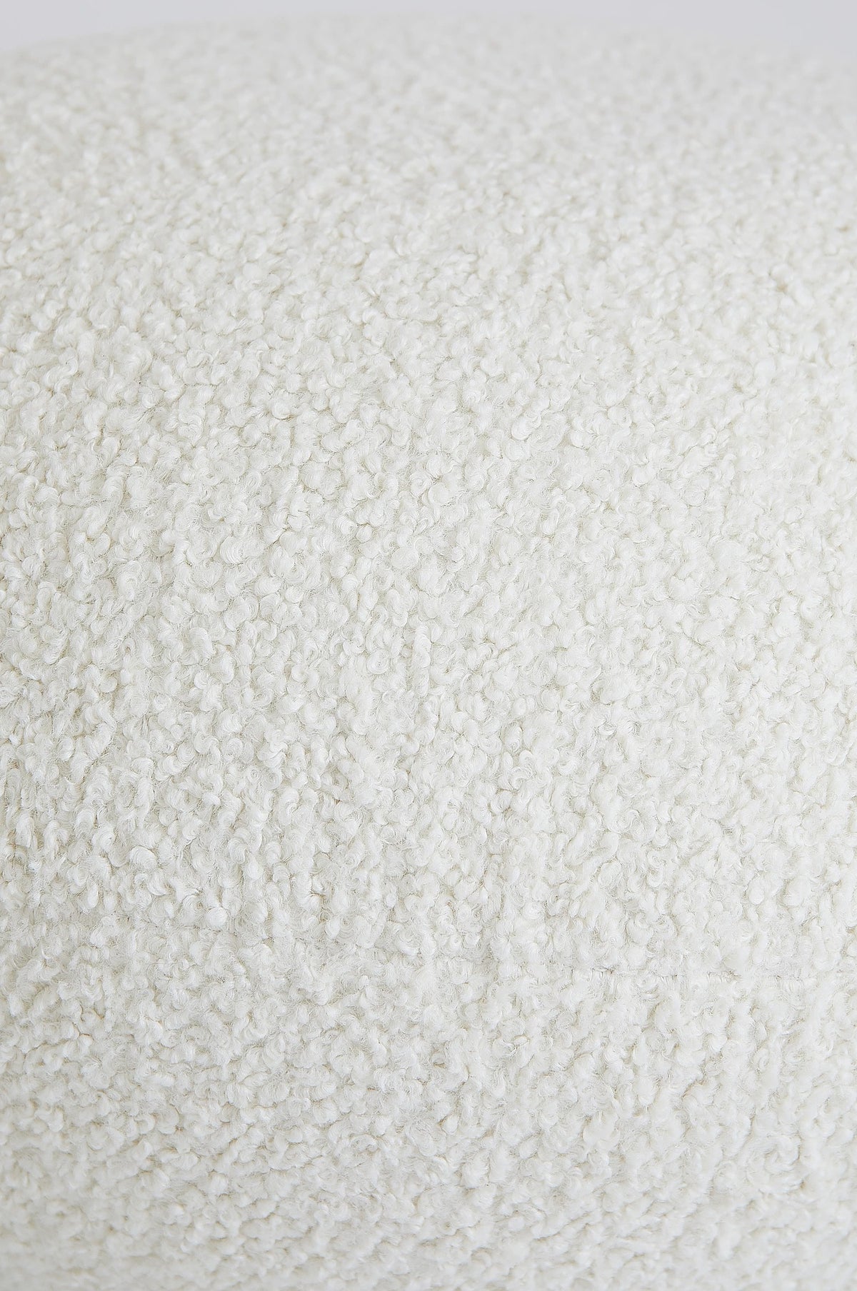 Bloom Teddy Pouf - Hvítt