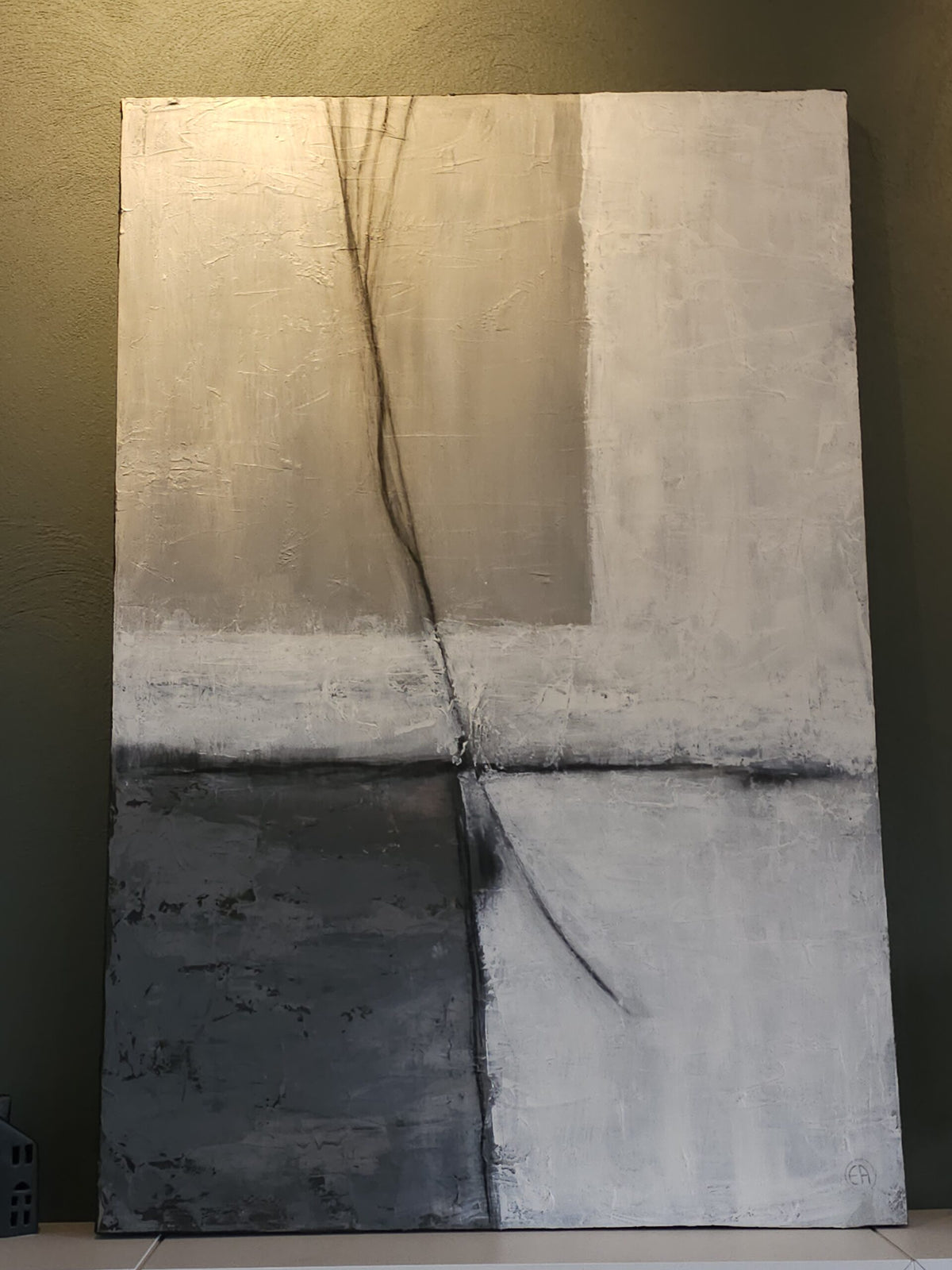 Walk the line, málverk