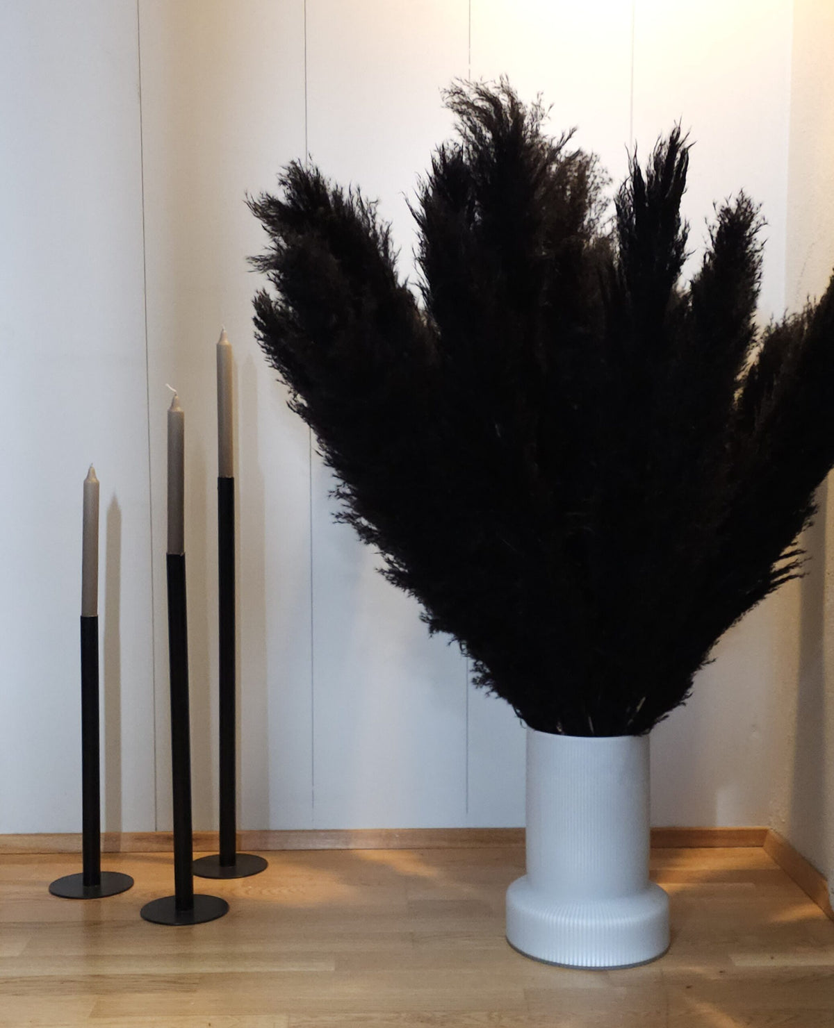 Pampas Strá - Svört Stór (6 stk)