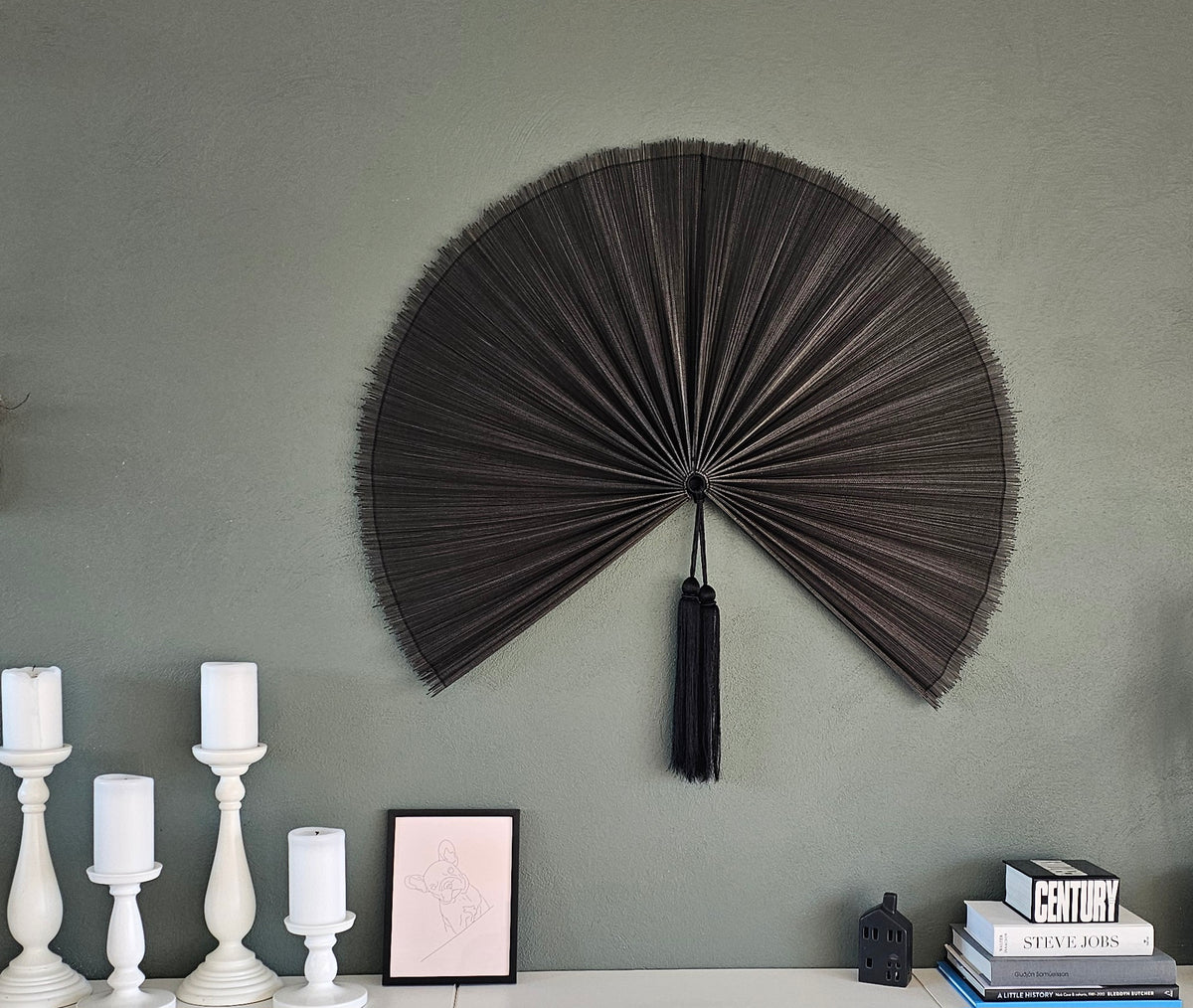 My Biggest Fan veggskraut, Svart/svart