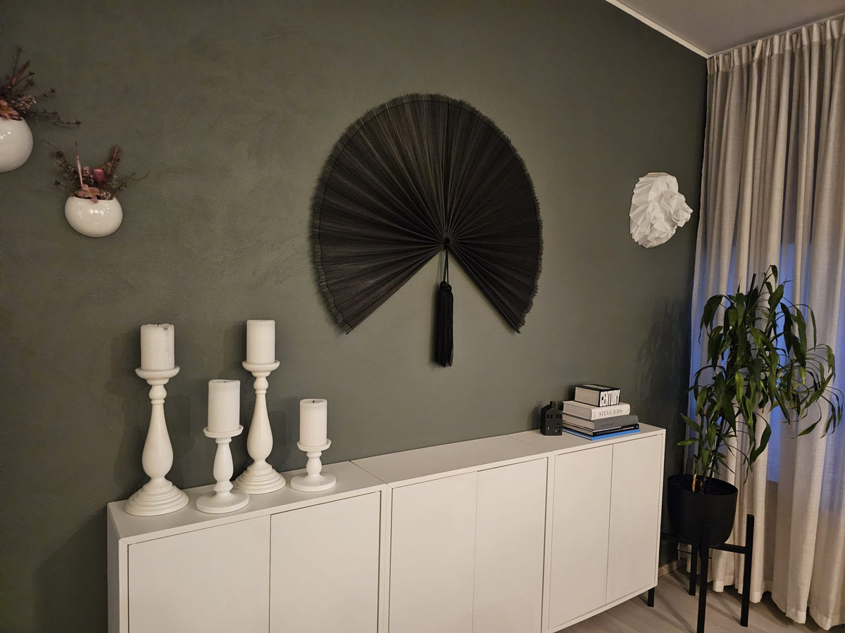 My Biggest Fan veggskraut, Svart/svart