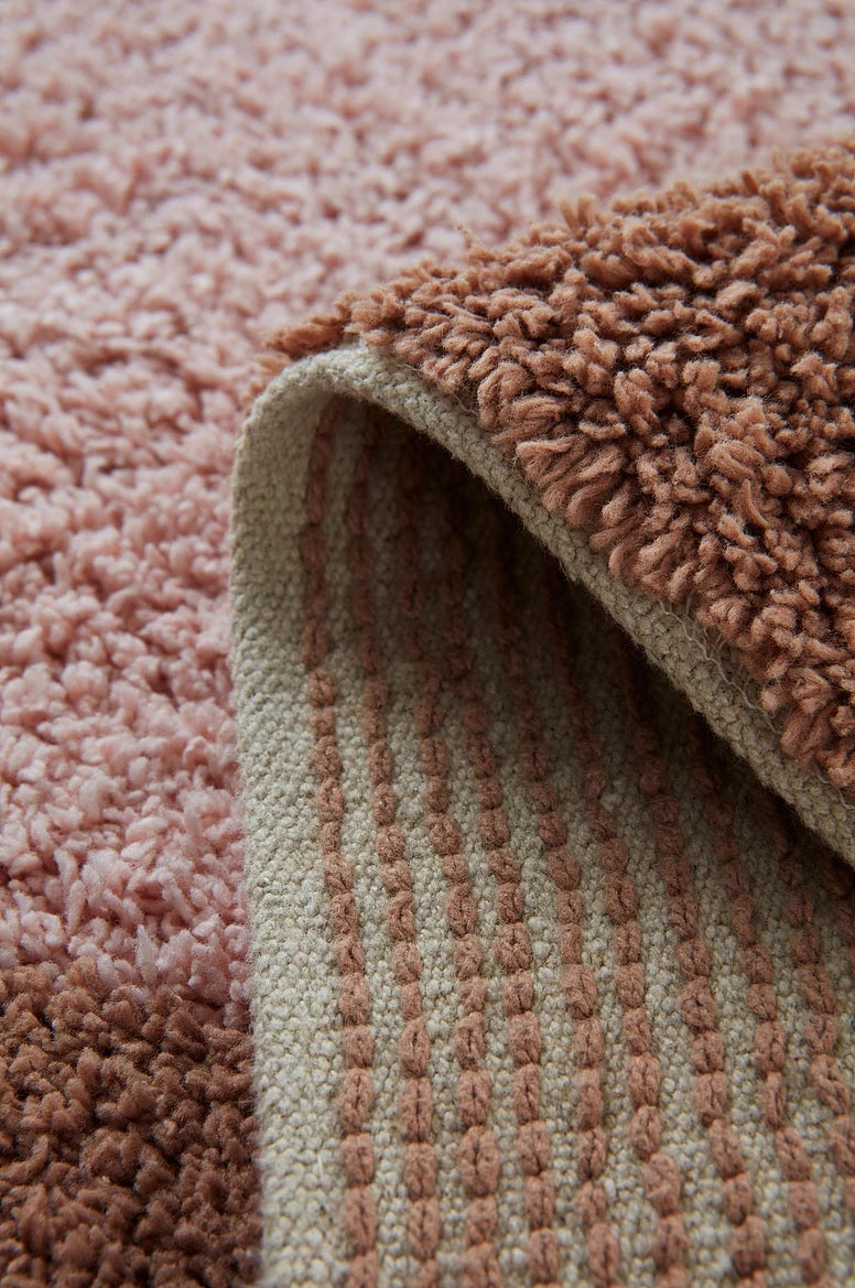 Delores baðmotta, Brún/Beige/Bleik