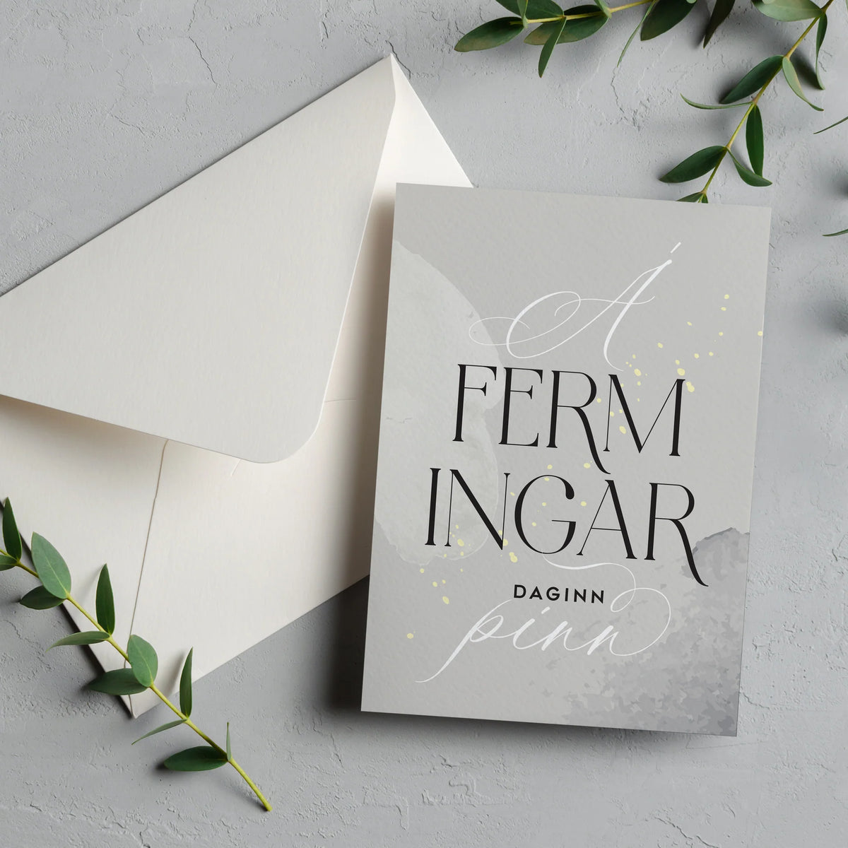 Tækifæriskort- Á fermingardaginn þinn