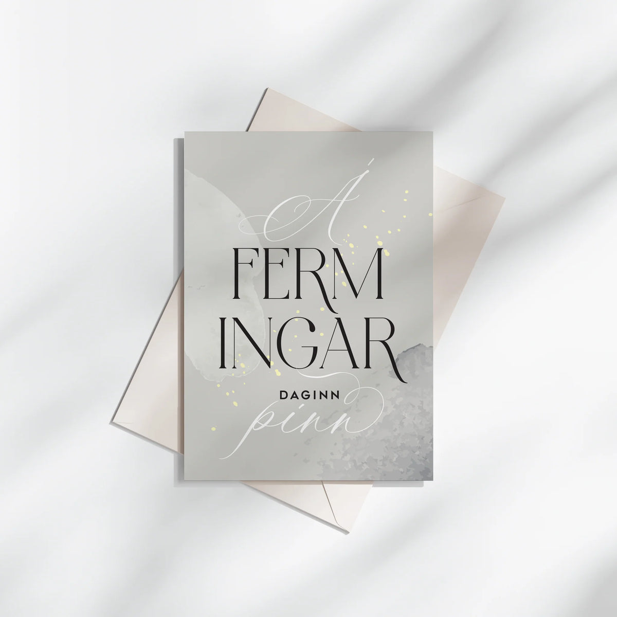 Tækifæriskort- Á fermingardaginn þinn