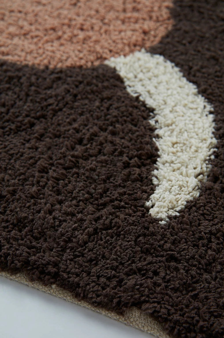 Laurie baðmotta, Brún/Beige/Grá