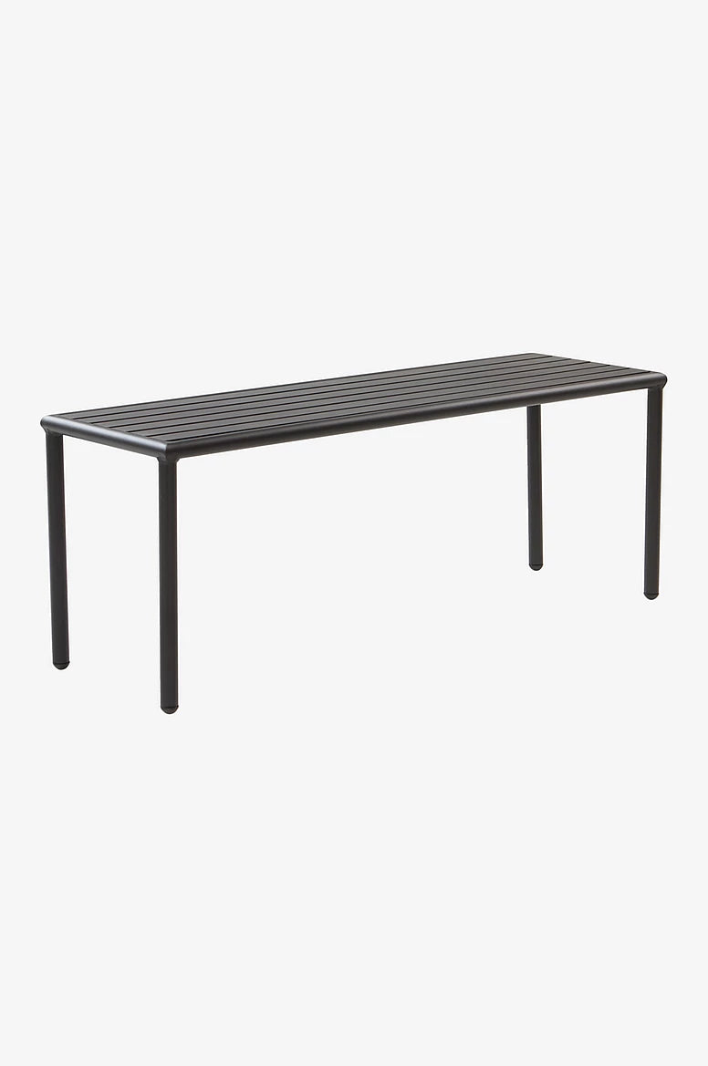 Menton bekkur, svartur (110 cm)