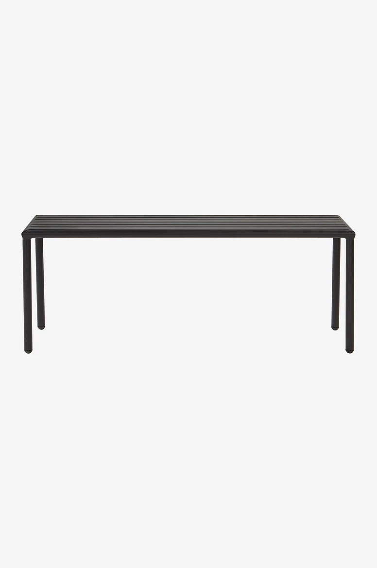 Menton bekkur, svartur (110 cm)