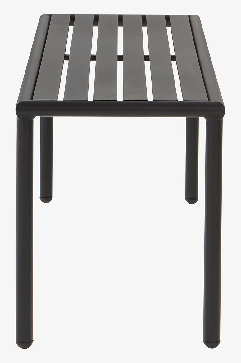 Menton bekkur, svartur (110 cm)
