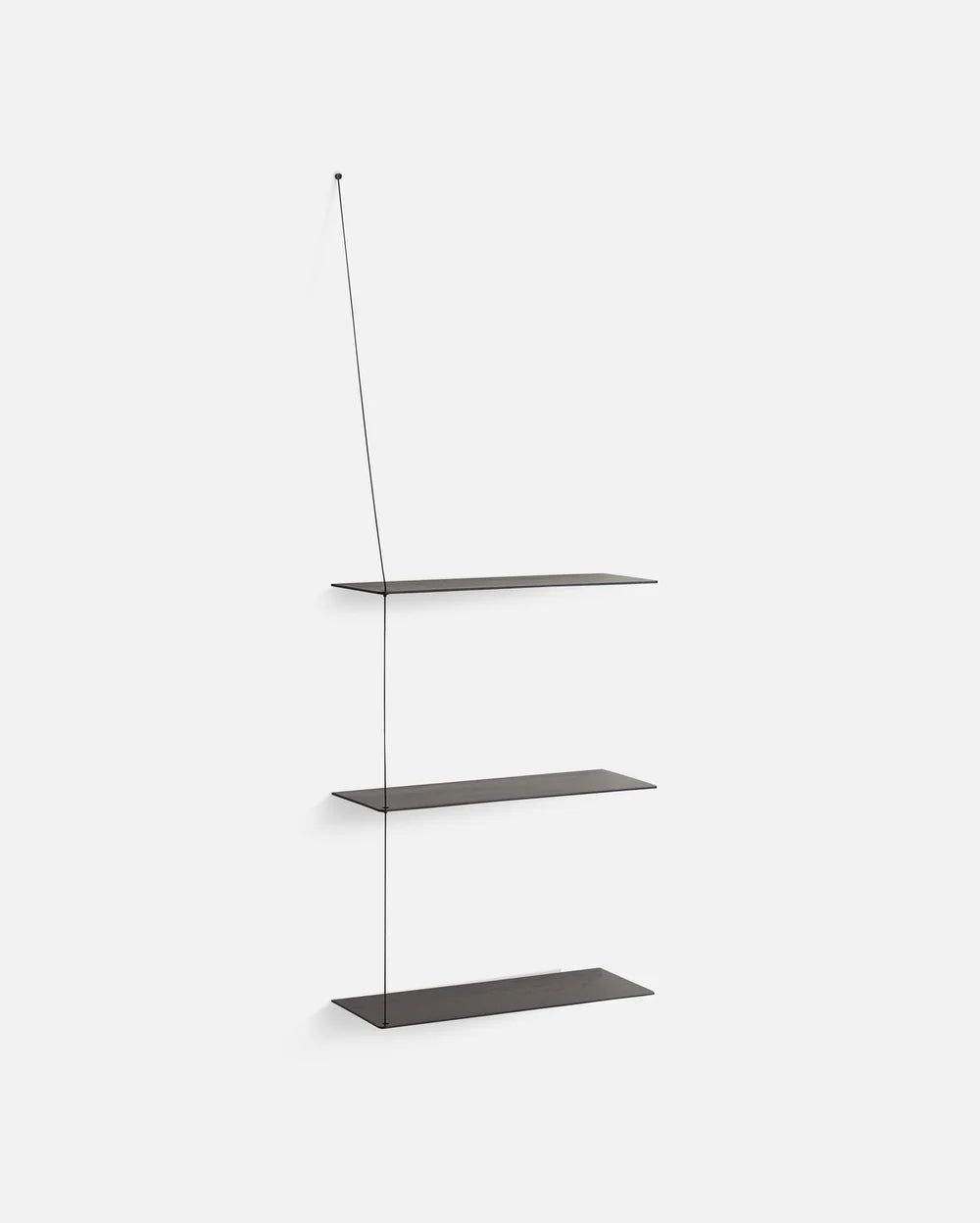 Stedge Vegghilla (3 hillur) - Svört 60 cm