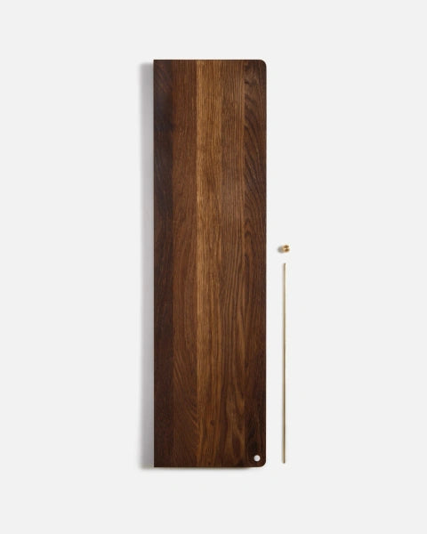 Stedge Vegghilla - Reykt Eik 80cm, Gyllt