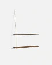 Stedge Vegghilla - Reykt Eik 60cm, Gyllt