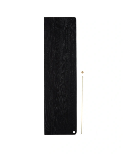 Stedge Vegghilla - Svört Eik 80cm, Gyllt