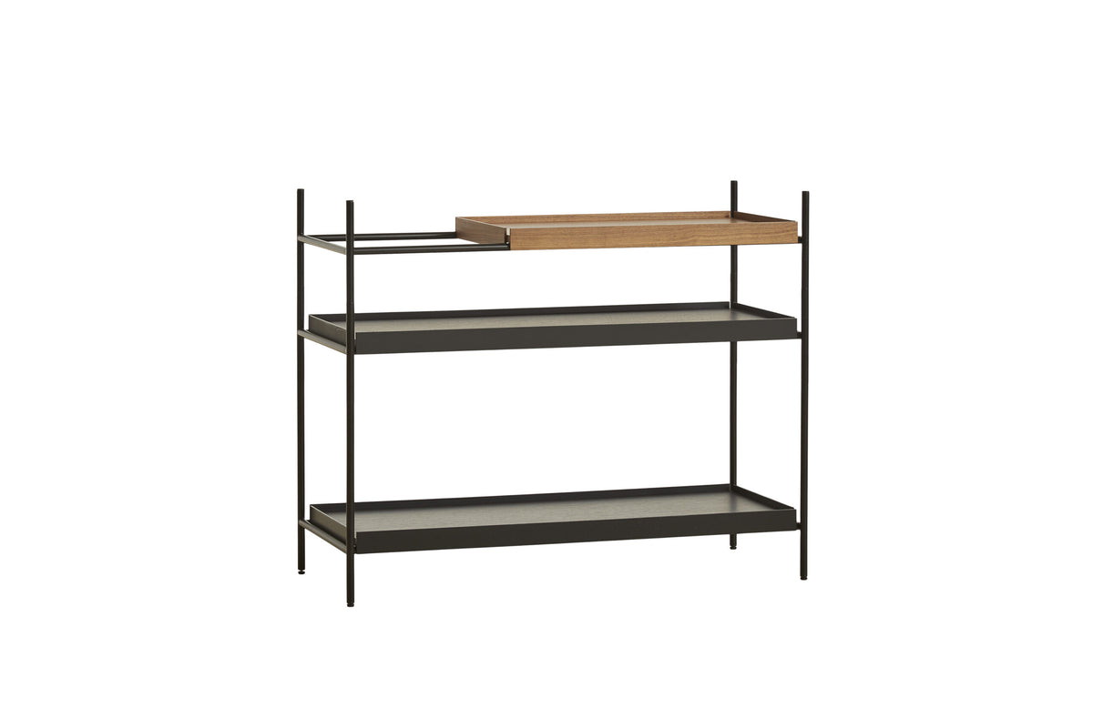 Tray hilla lág, Svört/valhneta- Gerð 7