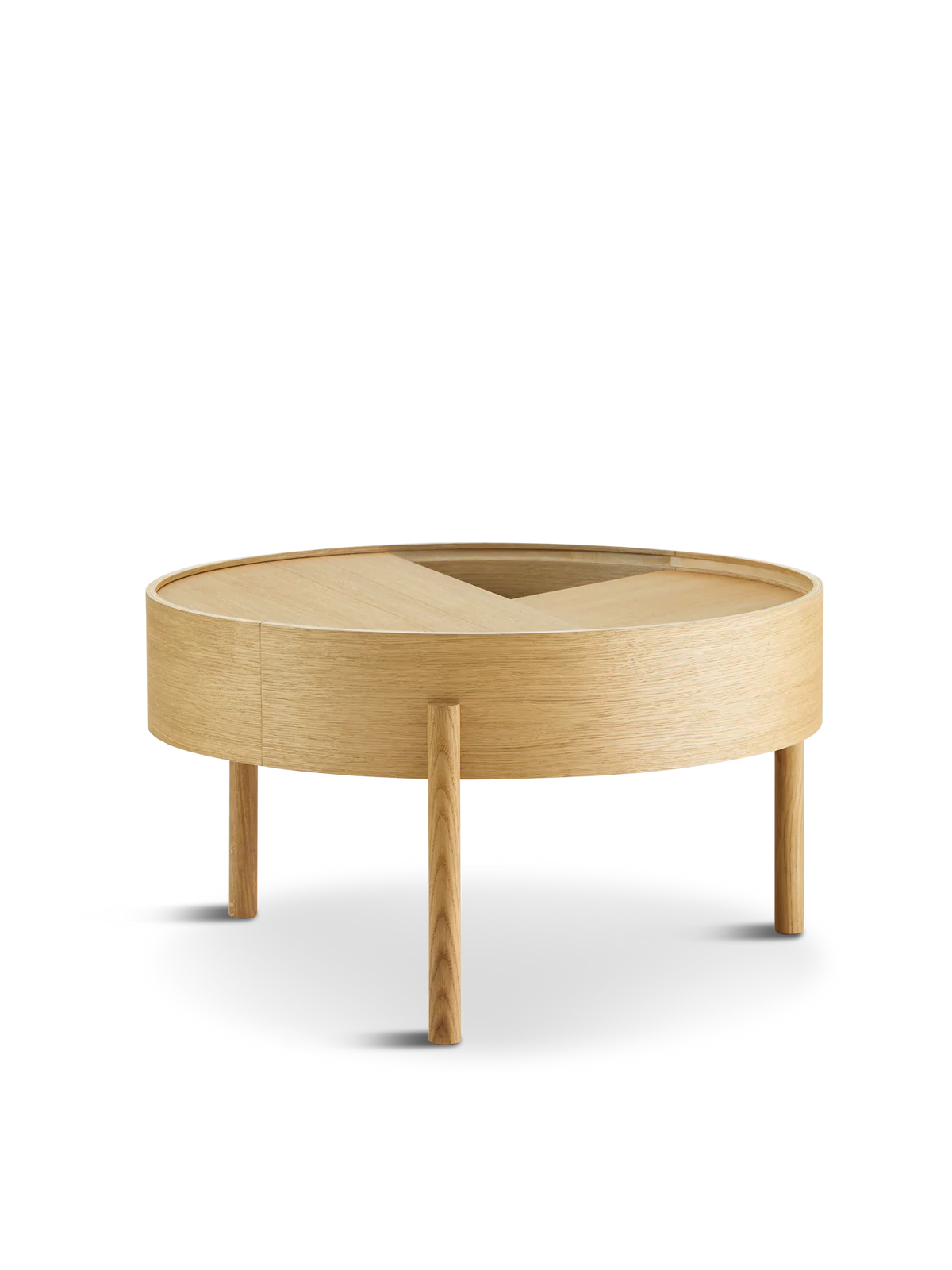 Arc Sófaborð - Olíuborin Eik 66 cm