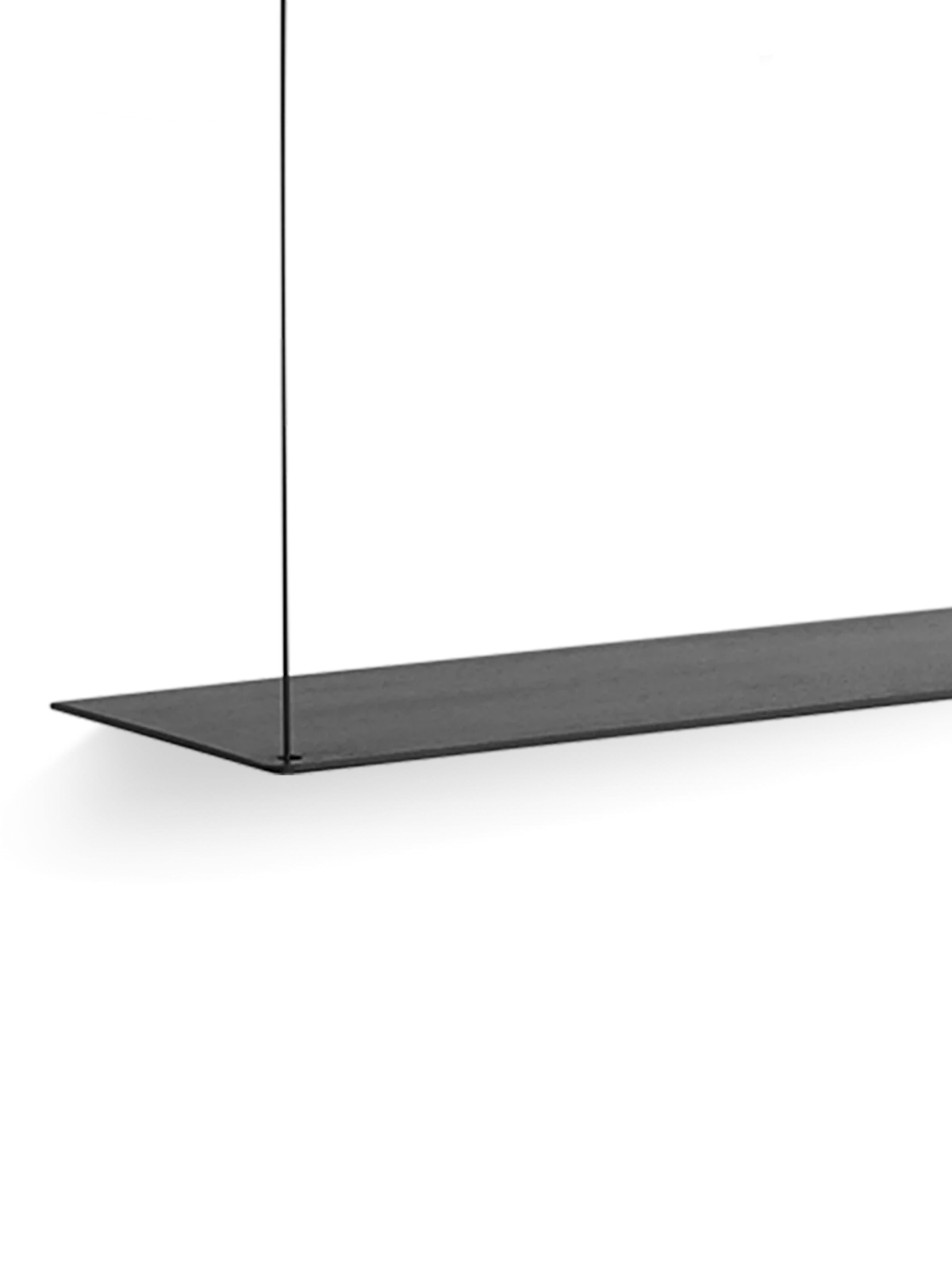 Stedge Vegghilla (3 hillur) - Svört 60 cm