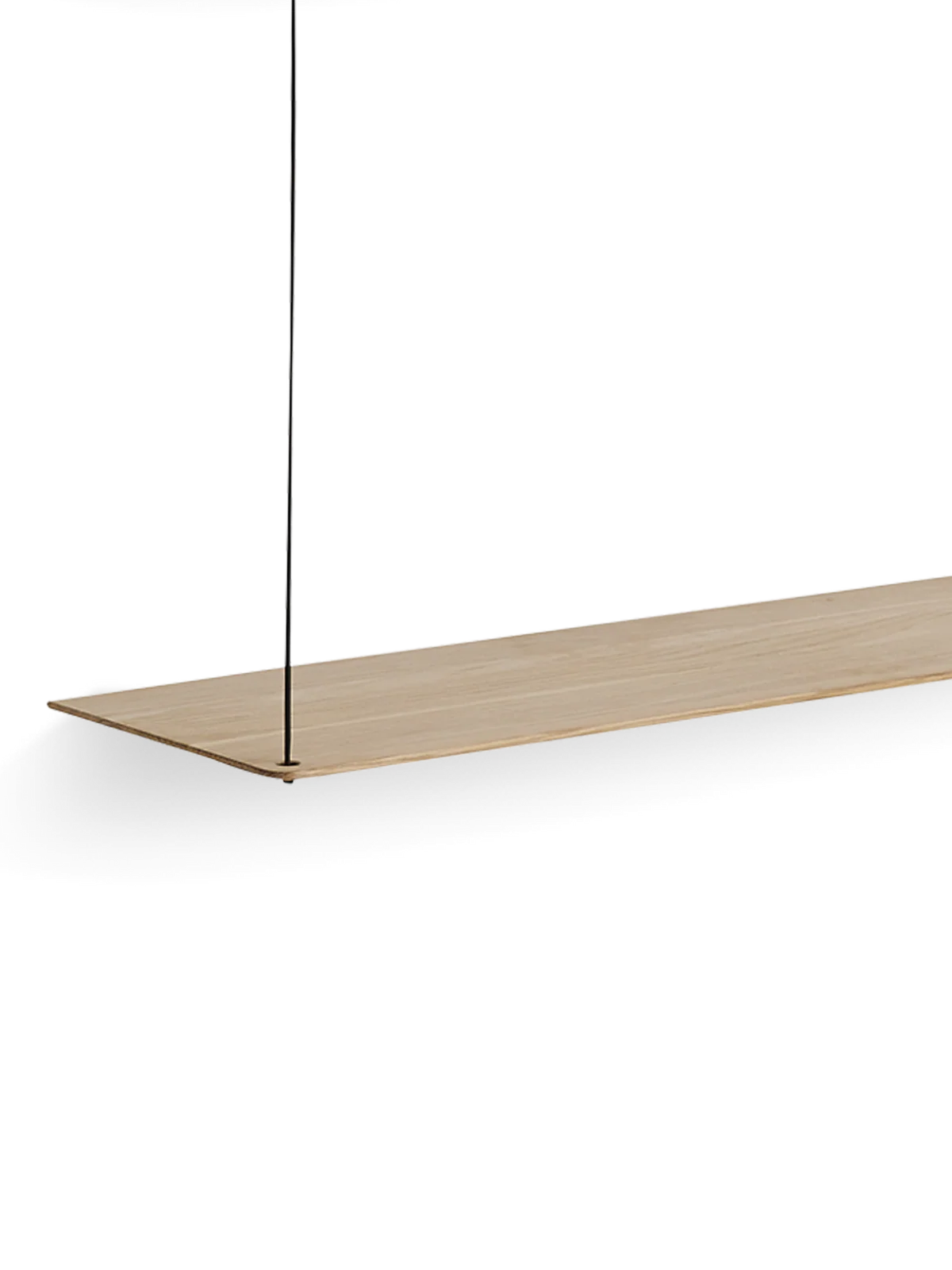 Stedge Vegghilla (3 hillur) - Hvíttuð Eik 80cm