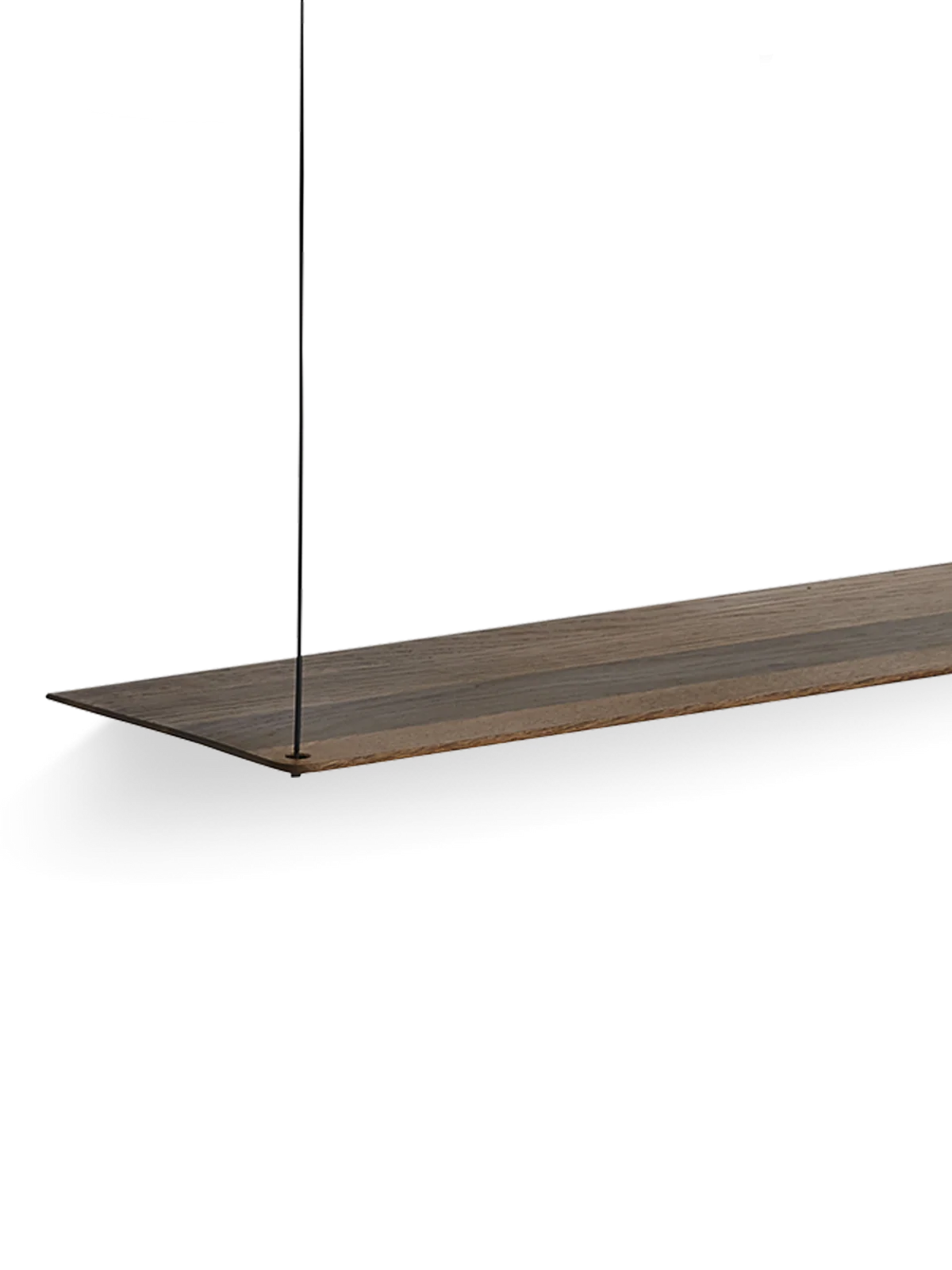 Stedge Vegghilla (3 hillur) - Reykt Eik 60 cm