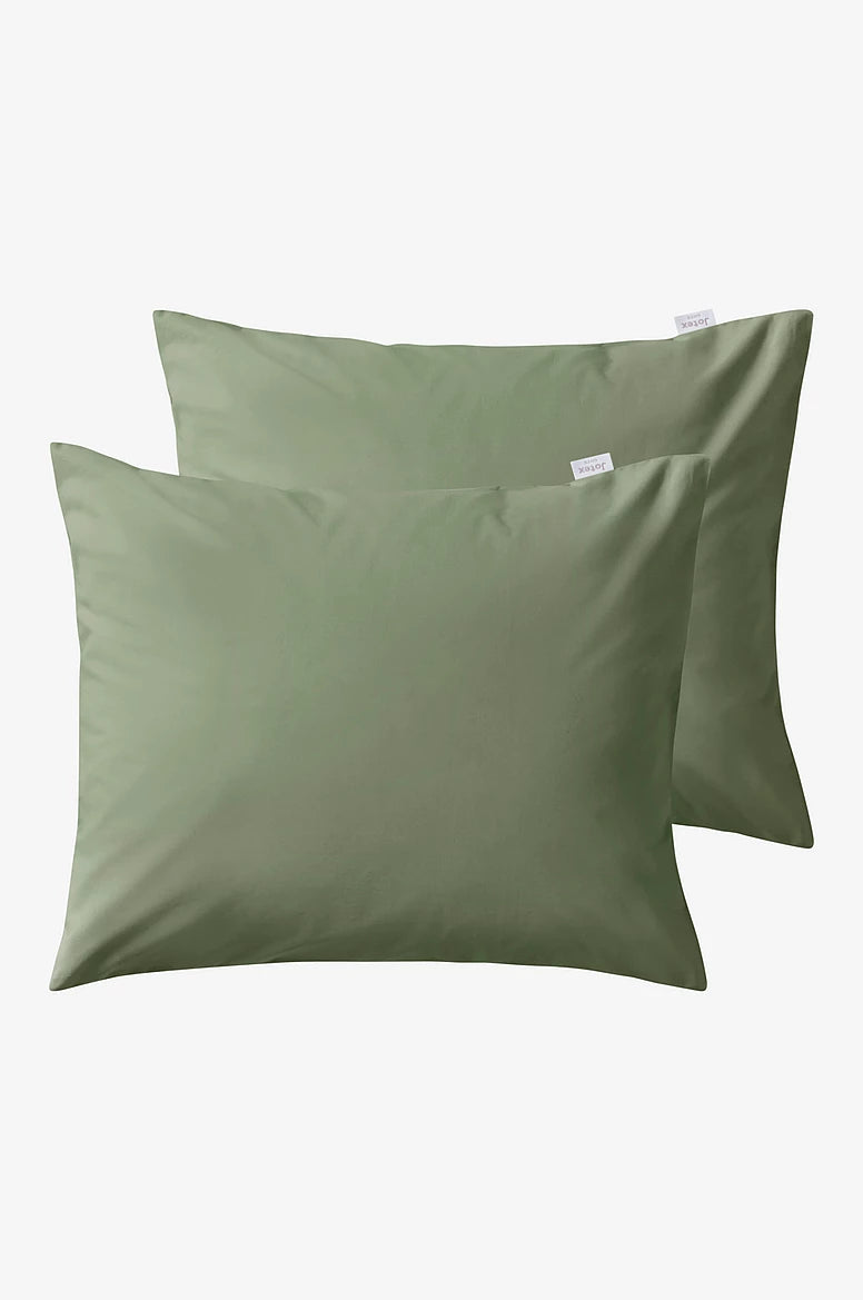 Zack Percale koddaver, 2 stk, Græn - 50 x 60 cm