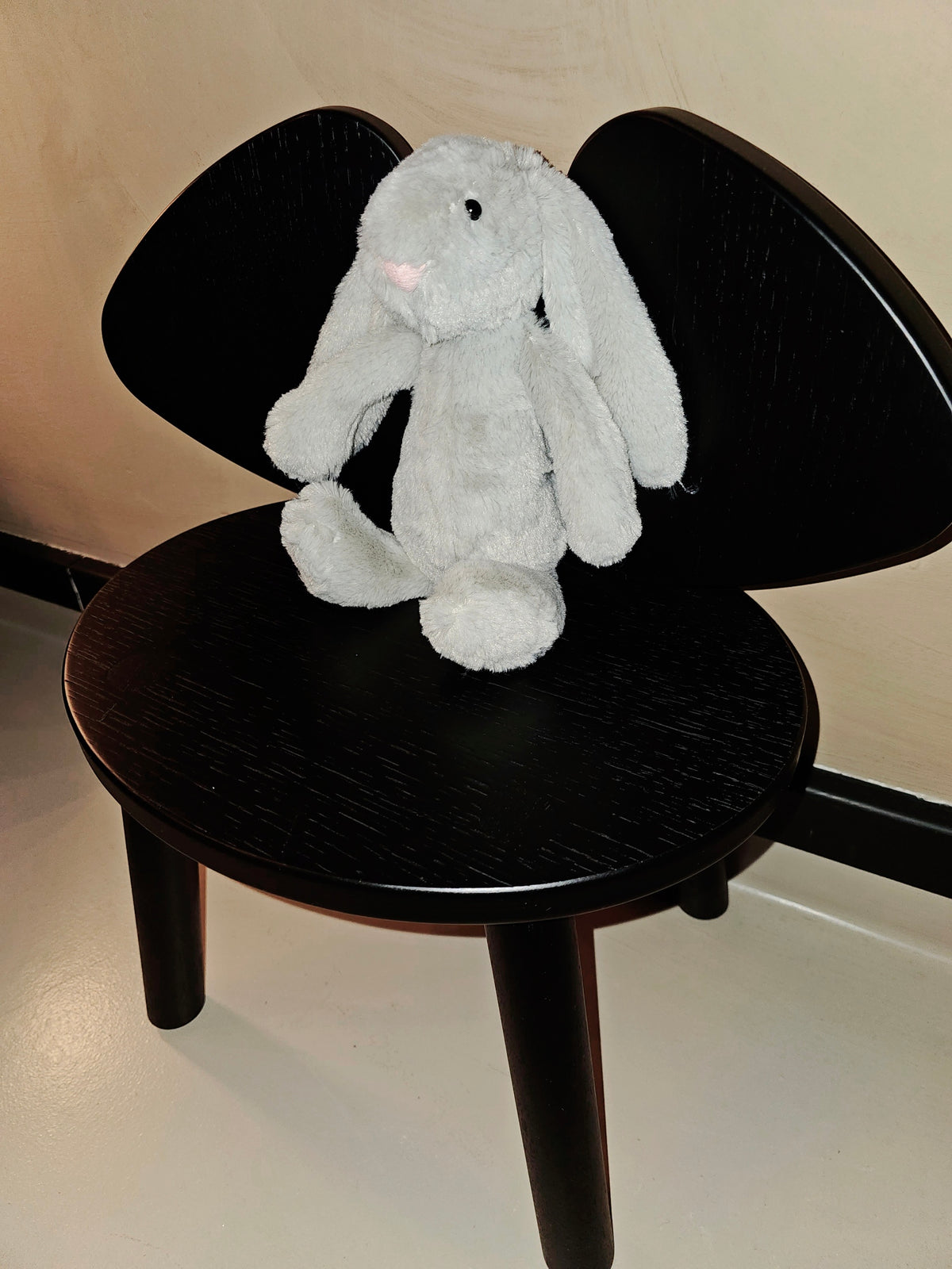 Blær bangsi 28 cm- Grár