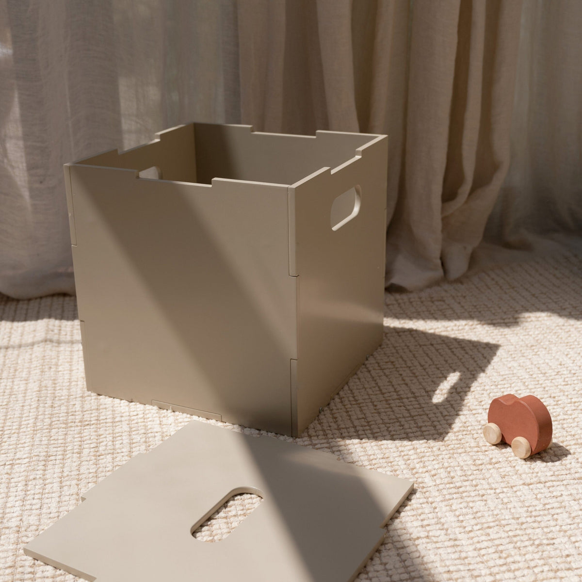 Cube Geymslukassi - Beige