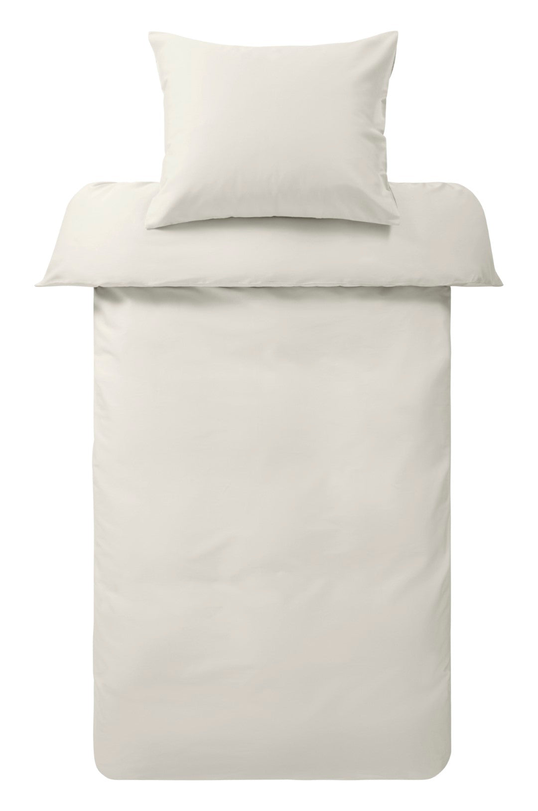 Zack Satin Rúmföt - 150x210 cm Beige