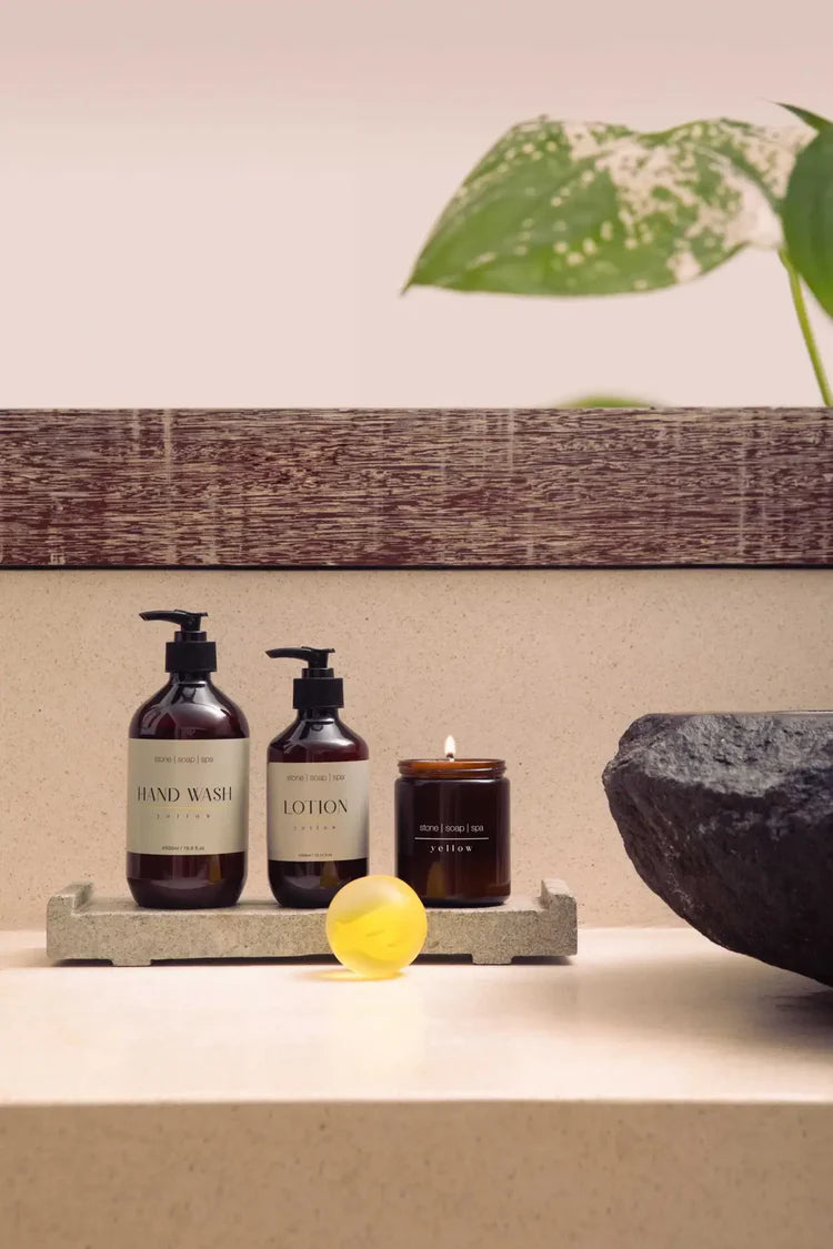 Stone soap spa Handsápa - Gula línan