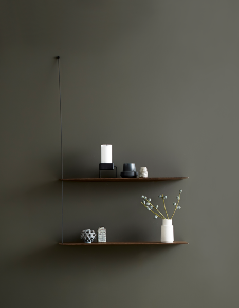 Stedge Vegghilla - Reykt Eik 80cm