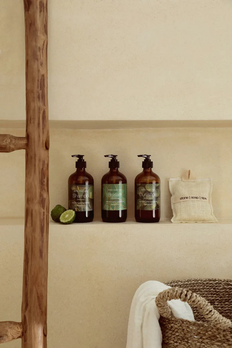 Stone soap spa Sjampó - Bergamot og sítróna