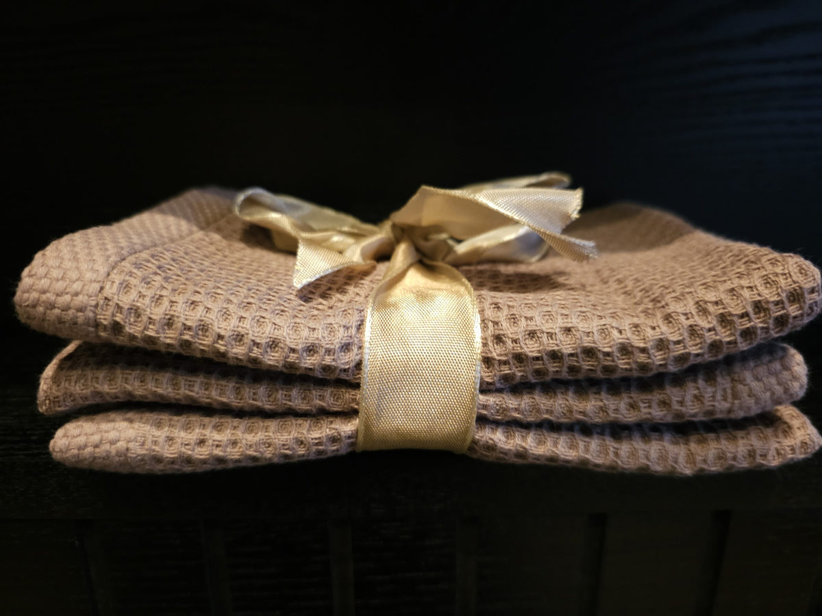 Borðklútar, 3 í pakka - Khaki
