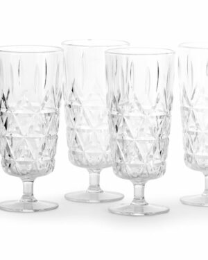 Picnic há glös á fæti - 4 stk