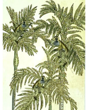 Þrír Apar Í Trjám