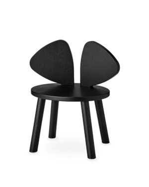 Mouse Stóll - Svartur