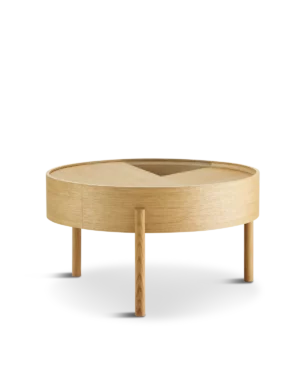 Arc Sófaborð - Olíuborin Eik 66 cm