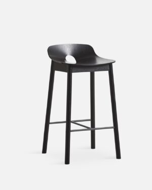 Mono Counter Barstóll - Svartur, 65 cm hæð