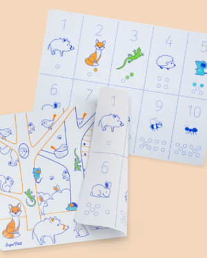 Borðmotta - Tölustafir Læra og Leika