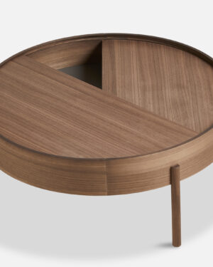 Arc Sófaborð - Valhneta 89 cm