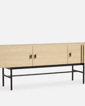 Array Skenkur - Hvíttuð Eik 150 cm