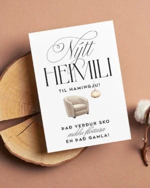 Tækifæriskort- Nýtt Heimili