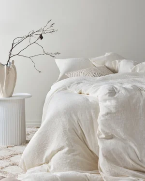 Lilia rúmföt, Hvítt- tvöföld sæng