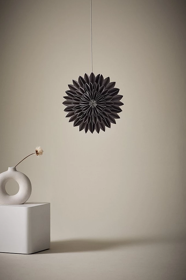 Capella Jólastjarna - Grá 44 cm (Vantar plasthringinn) - Image 4