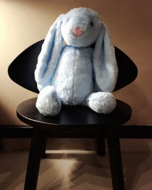 Blær bangsi 40 cm- Blár