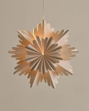 2f1- Alhena Jólastjarna - Beige 60 cm
