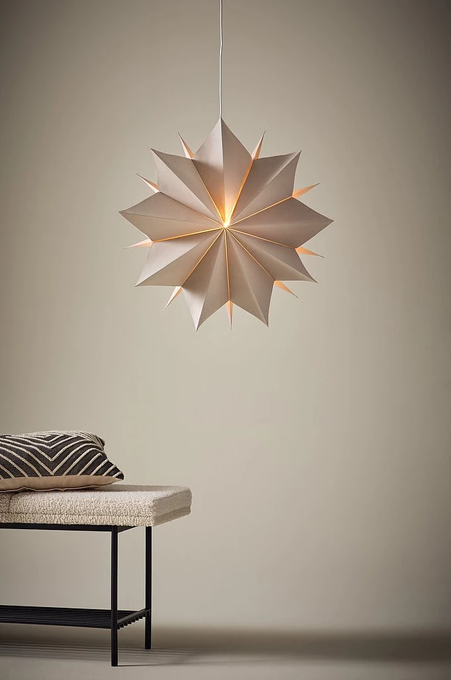2f1- Polaris Jólastjarna - Beige 58 cm