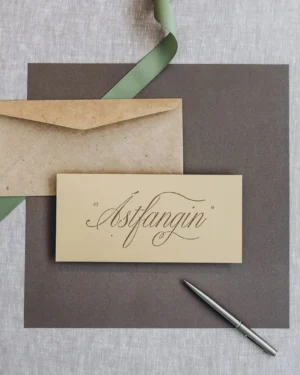 Tækifæriskort- Letterpress- Ástfangin