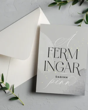 Tækifæriskort- Á fermingardaginn þinn